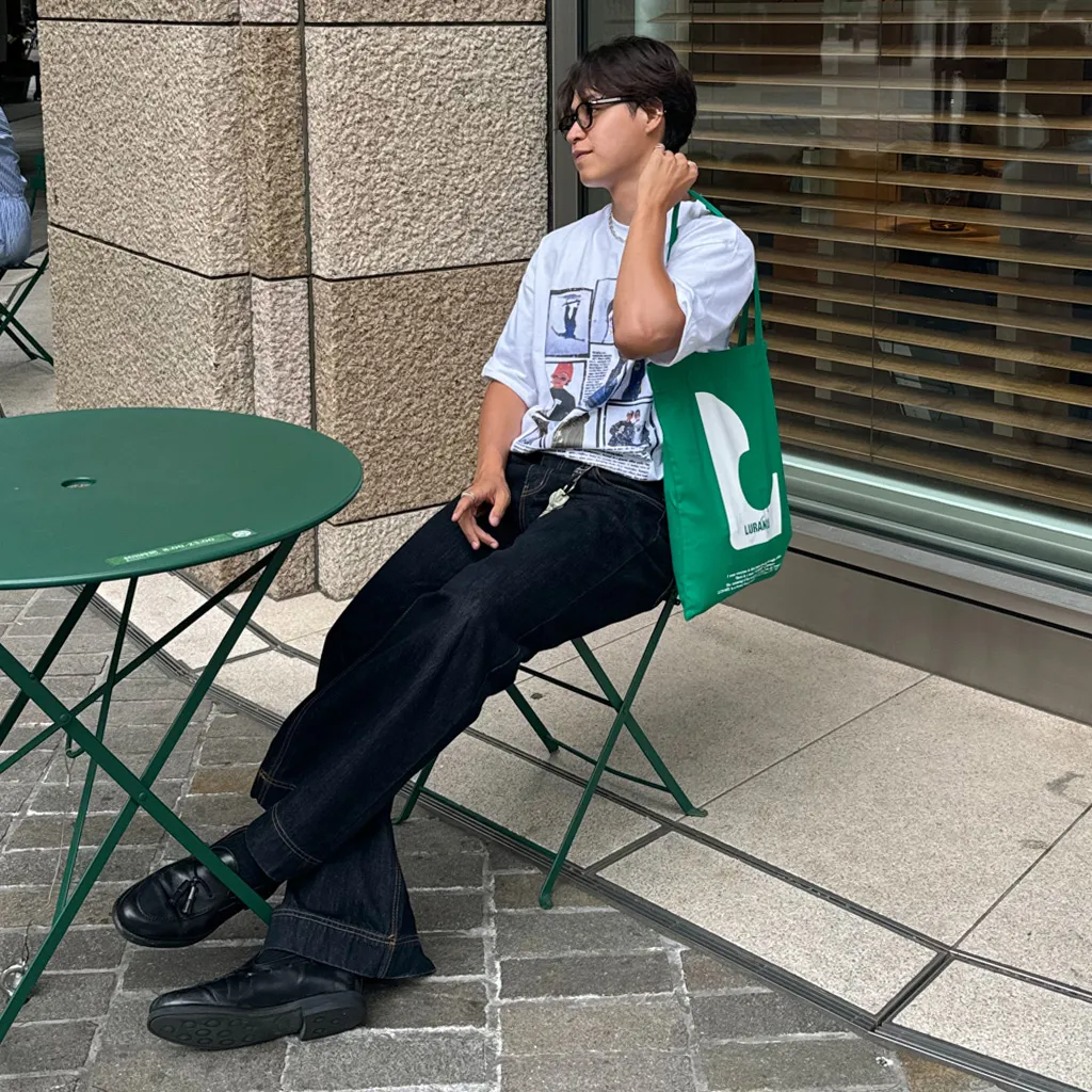 ビンテージボードプリントTシャツ
