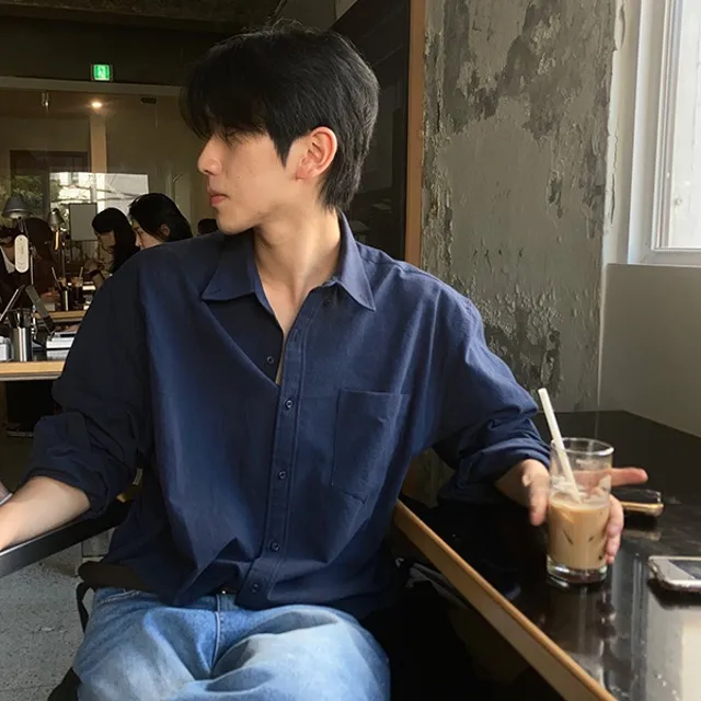 大人気 シンプル 合わせやすい シャツ