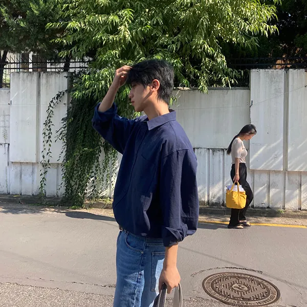 大人気 シンプル 合わせやすい シャツ