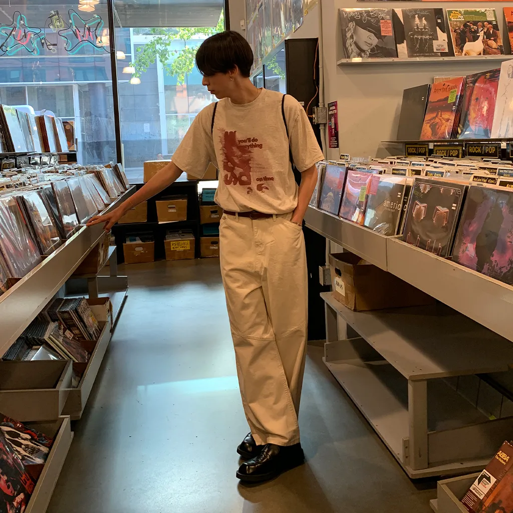 ヴィンテージプリント半袖Tシャツ