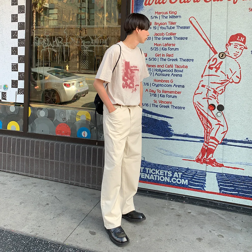 ヴィンテージプリント半袖Tシャツ