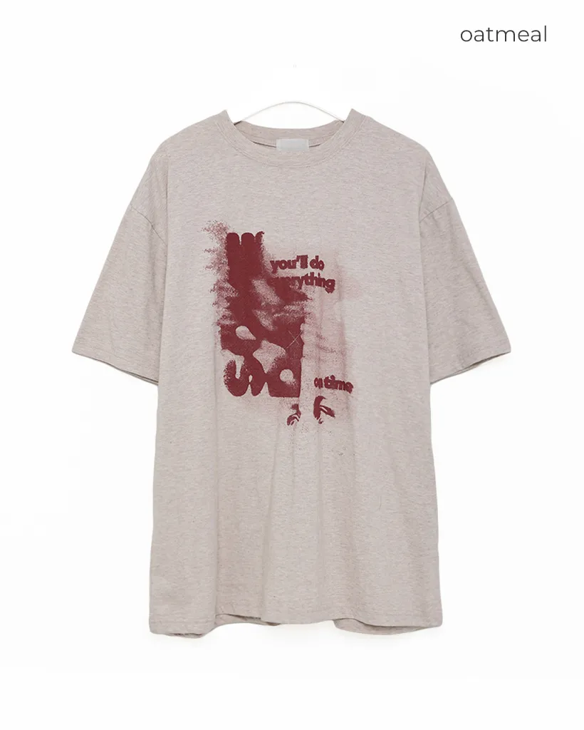 ヴィンテージプリント半袖Tシャツ