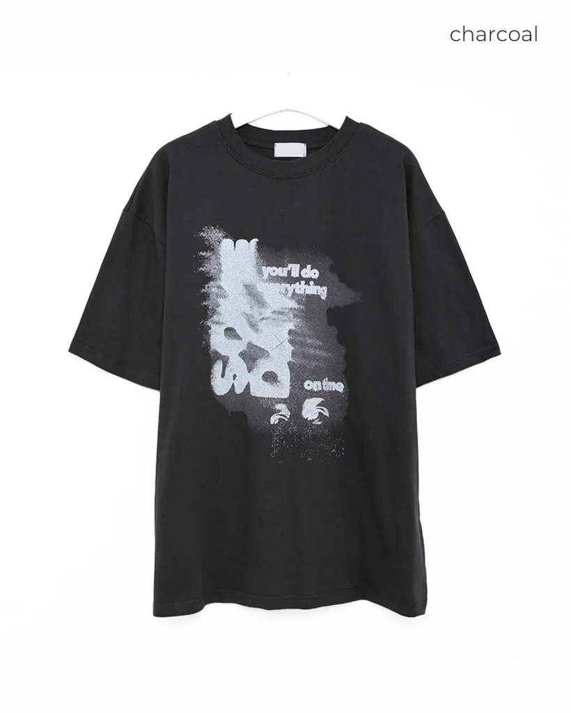 ヴィンテージプリント半袖Tシャツ