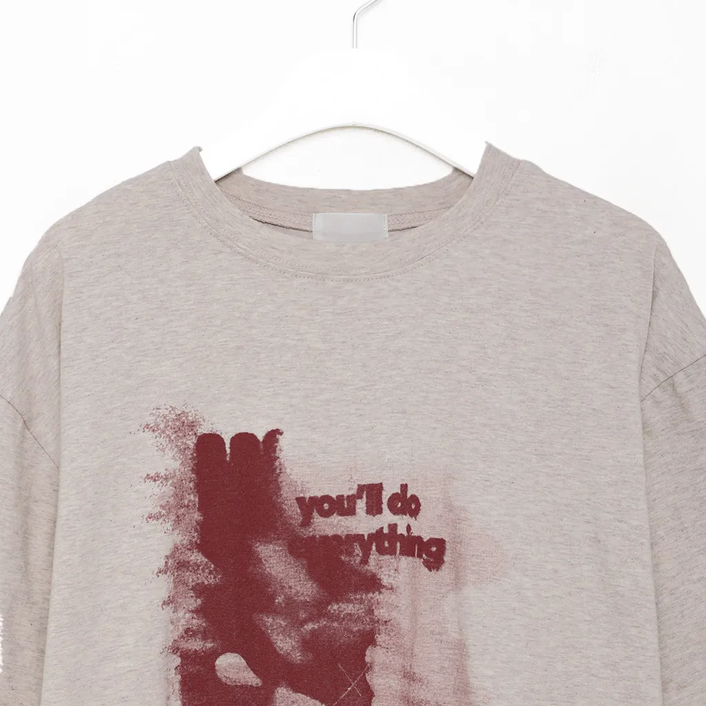 ヴィンテージプリント半袖Tシャツ