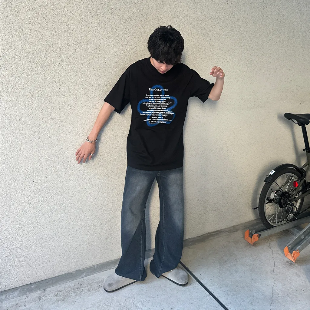 (ユニセックス) クローバ半袖Tシャツ