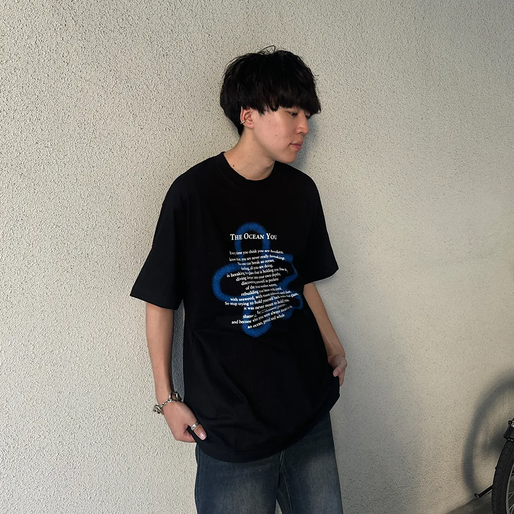 (ユニセックス) クローバ半袖Tシャツ