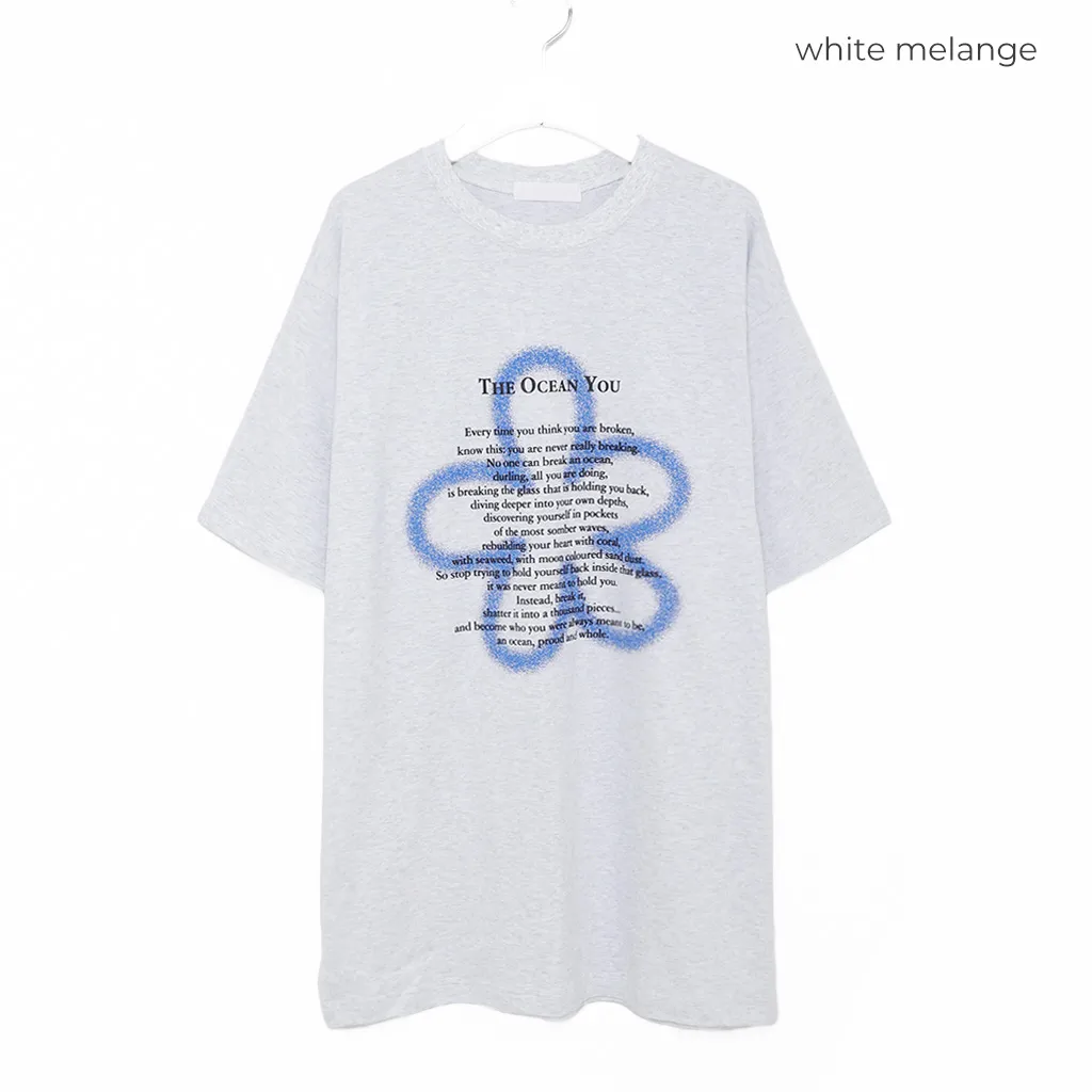 (ユニセックス) クローバ半袖Tシャツ