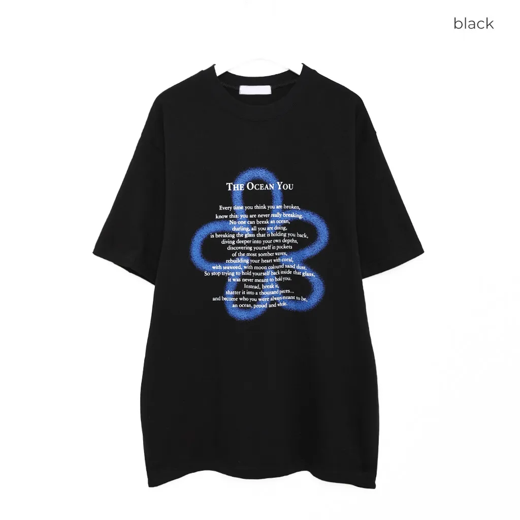 (ユニセックス) クローバ半袖Tシャツ