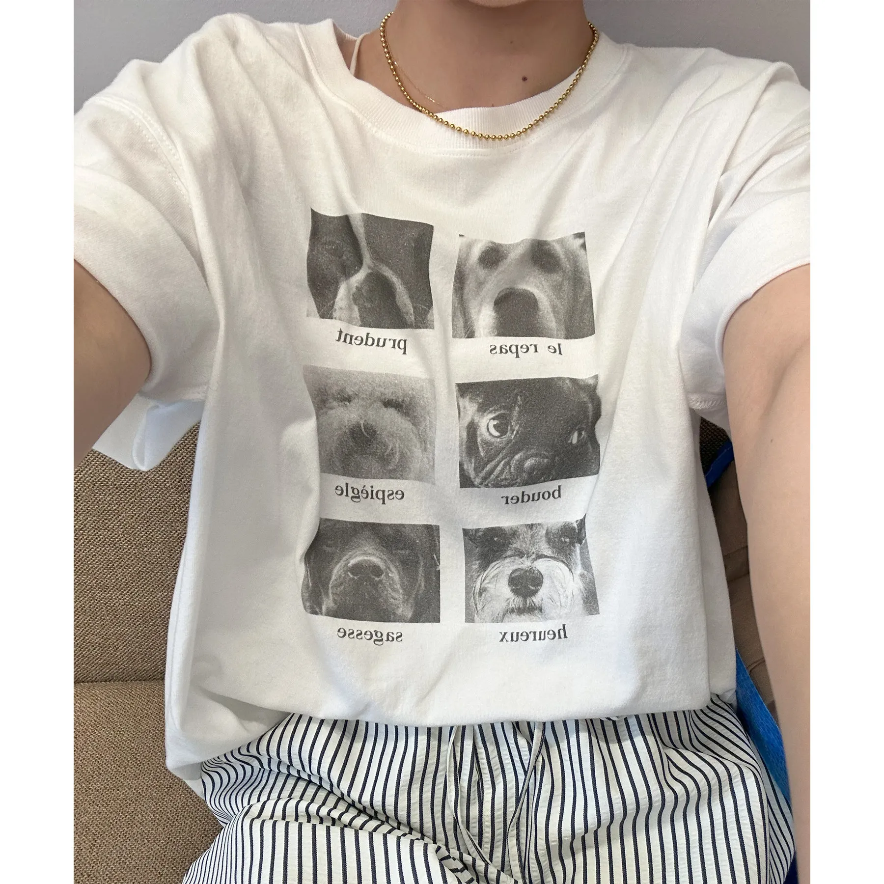 【ユニセックス】アソートアニマルボックスフォトTシャツ