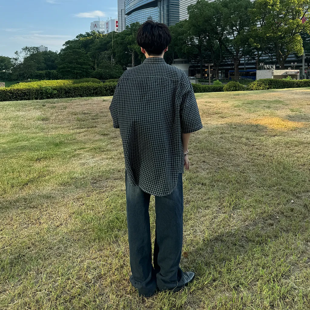 (ユニセックス) ヴィンテージワイドデニムパンツ