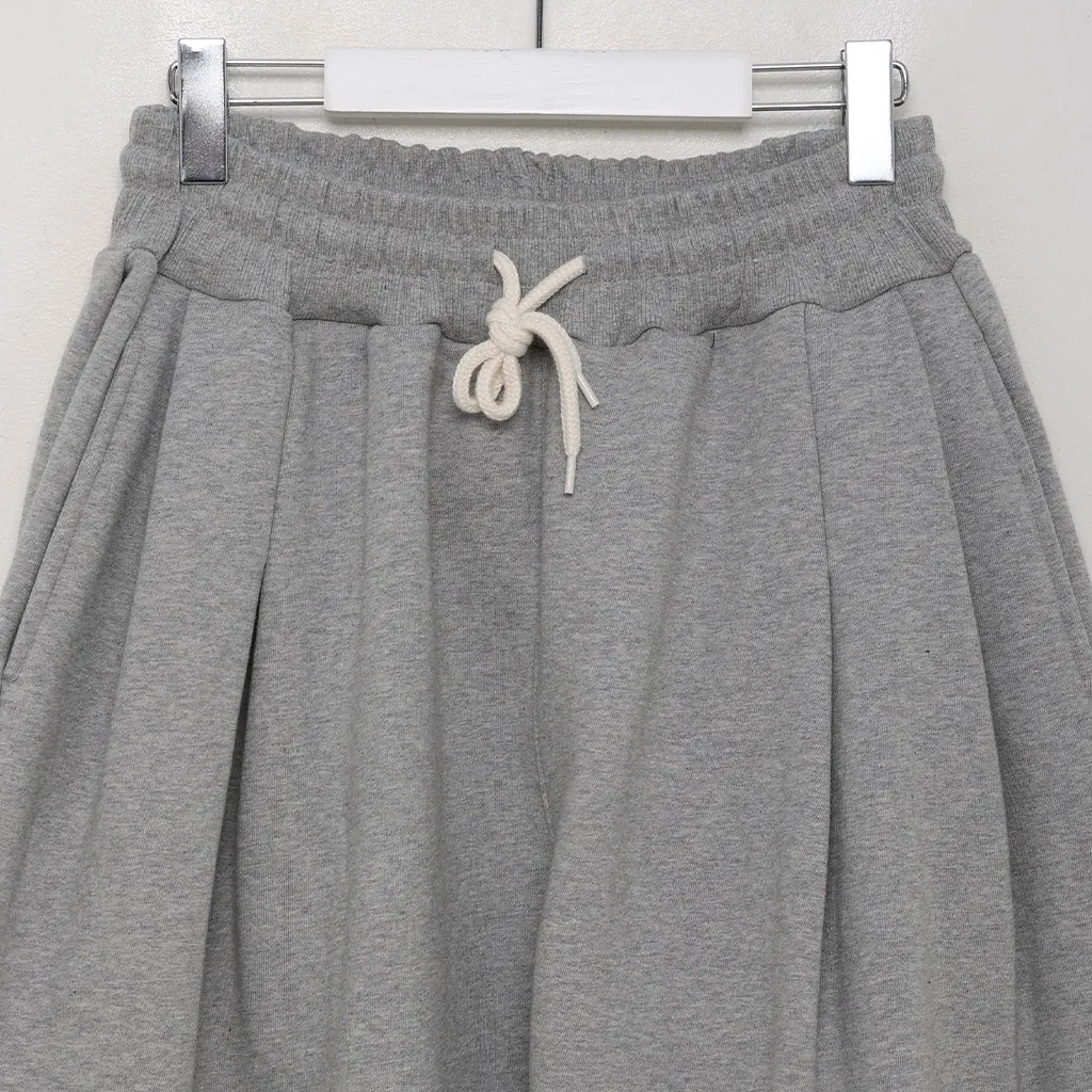 (ユニセックス) ピンタックワイドイージーパンツ