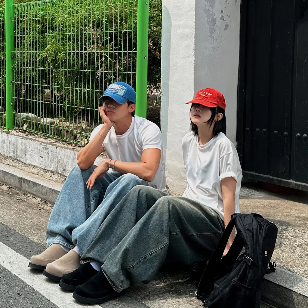 [ユニセックス] バルーンワイドデニムパンツ