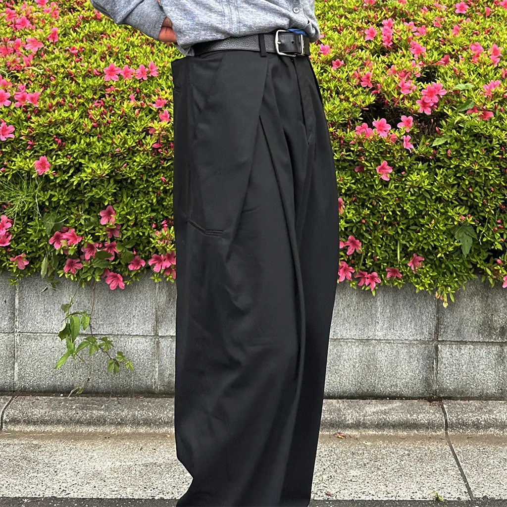 タックデザインワイドスラックス