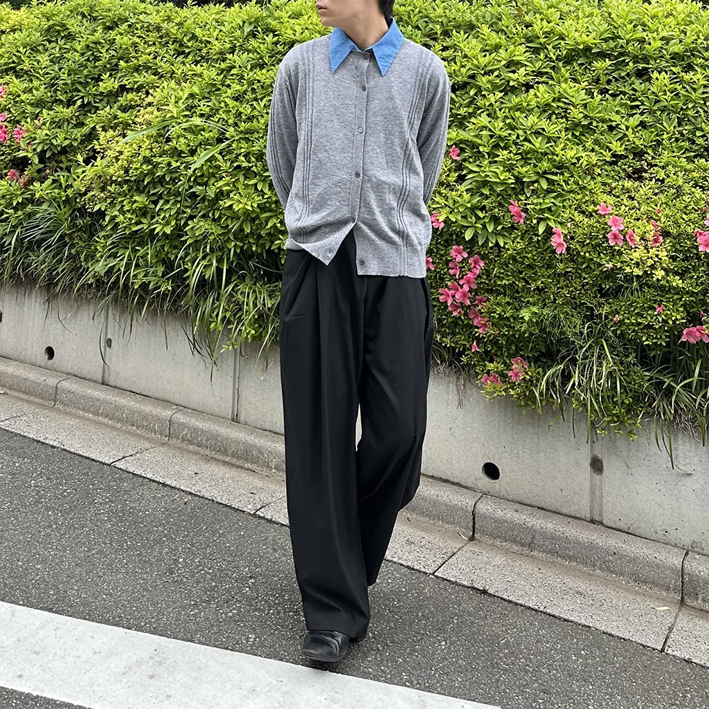 タックデザインワイドスラックス