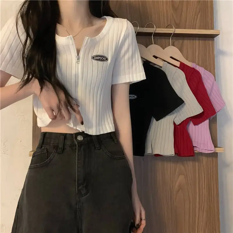 トップス Tシャツ ファッション 半袖 ブラック ホワイト レッド パープル グレー