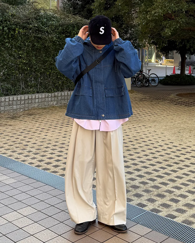 スリータックワイドスラックス