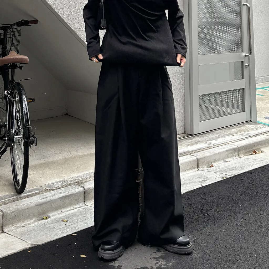 ボリュームワイドスラックス