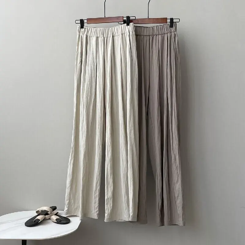 ボトムス カジュアルパンツ 4色展開 無地 ベージュ ライトコーヒー色 ダークグレー ブラック