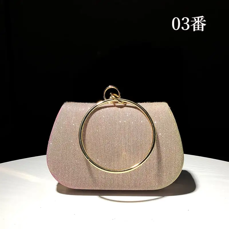 バッグ キラキラ パーティーバック 7色展開 結婚式バッグ チェーンバッグ 手持ちバッグ 二次会 宴会 演奏会