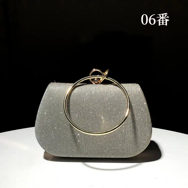 バッグ キラキラ パーティーバック 7色展開 結婚式バッグ チェーンバッグ 手持ちバッグ 二次会 宴会 演奏会