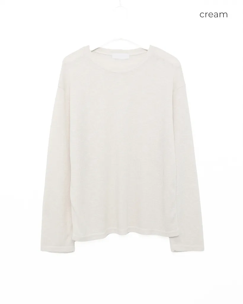 ユニセックス ルーズフィット 長袖Tシャツ