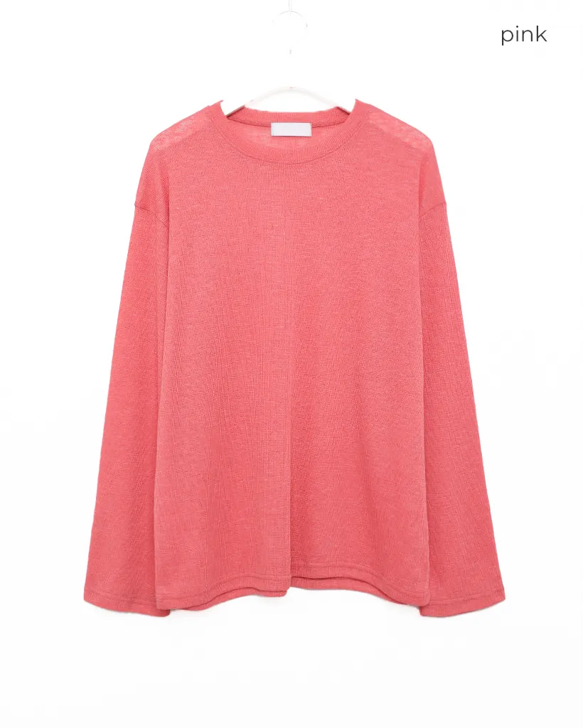 ユニセックス ルーズフィット 長袖Tシャツ