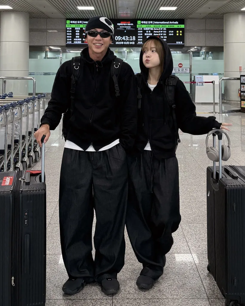[UNISEX]タック入りベーシックワイドゴムパンツ