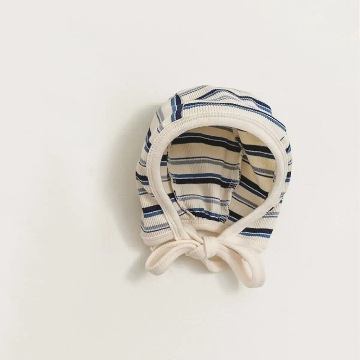 【66-90cm】カラーバリボーダーロンパース