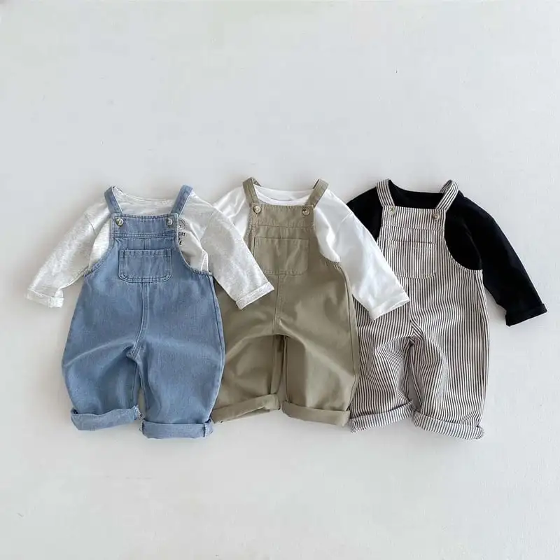 【80-120cm】オシャレベーシックサロペット