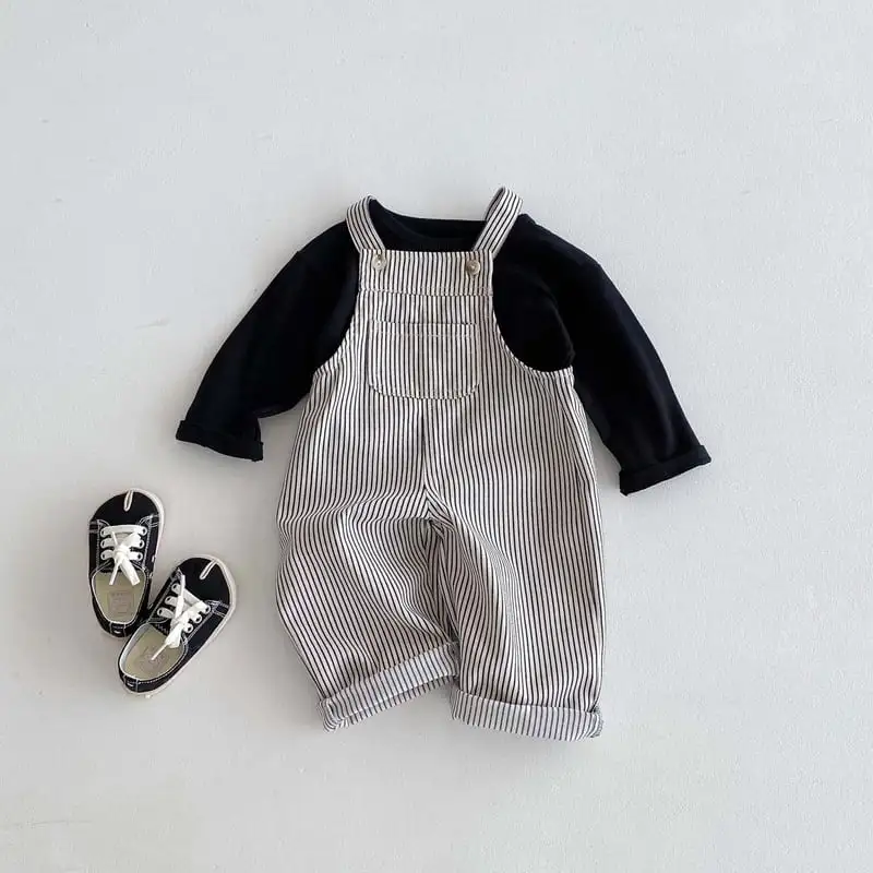 【80-120cm】オシャレベーシックサロペット