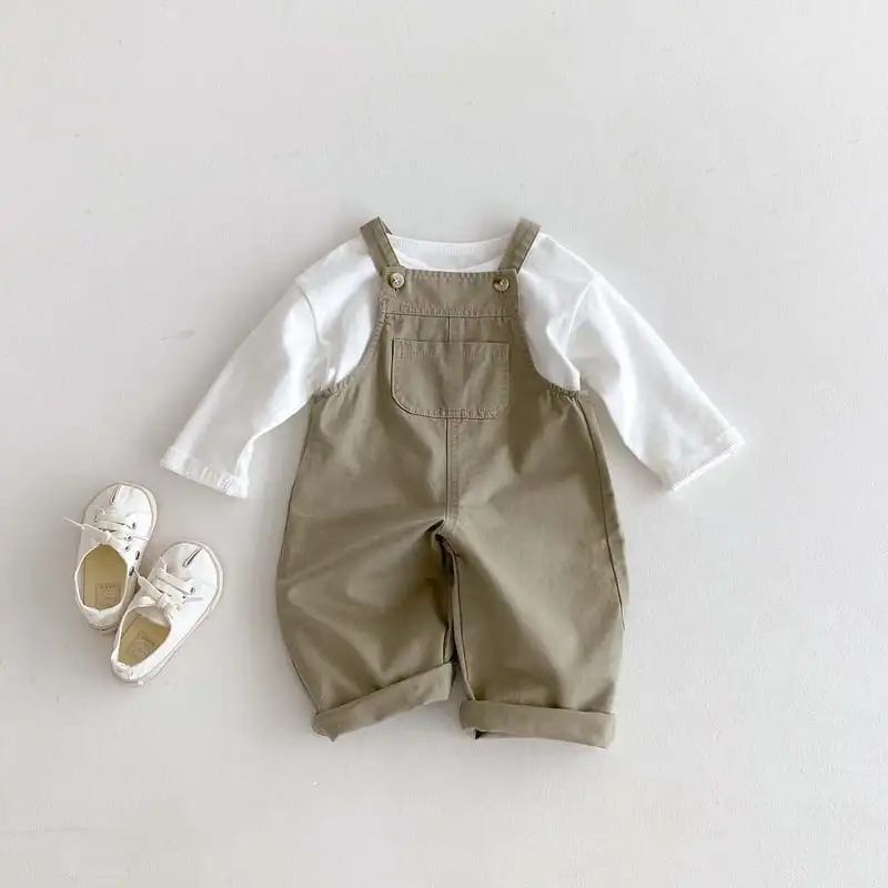 【80-120cm】オシャレベーシックサロペット