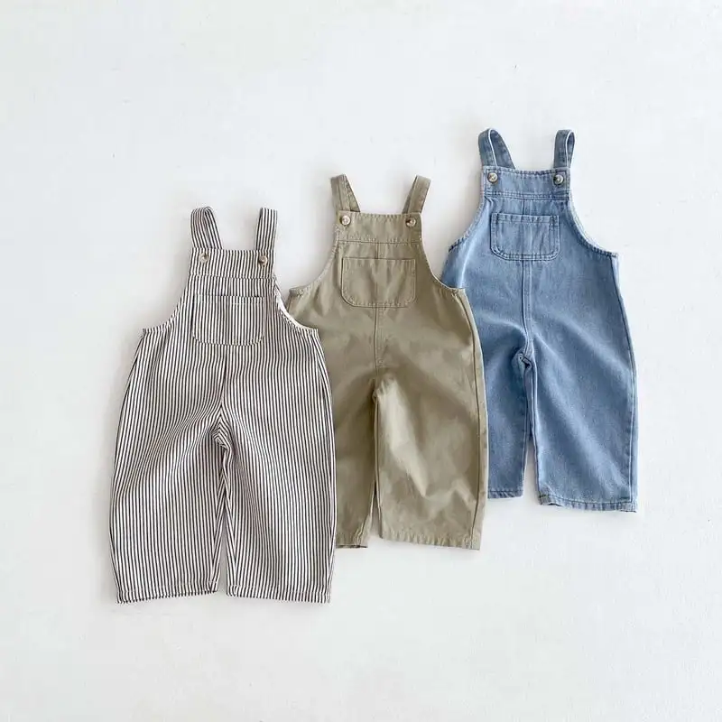 【80-120cm】オシャレベーシックサロペット