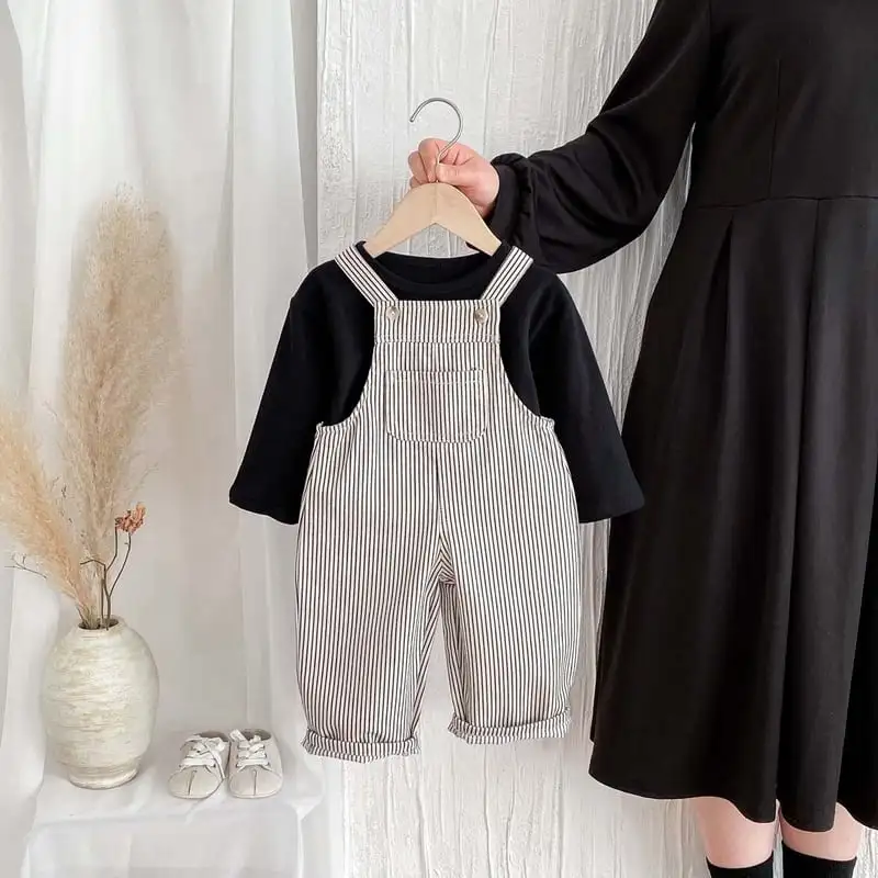 【80-120cm】オシャレベーシックサロペット