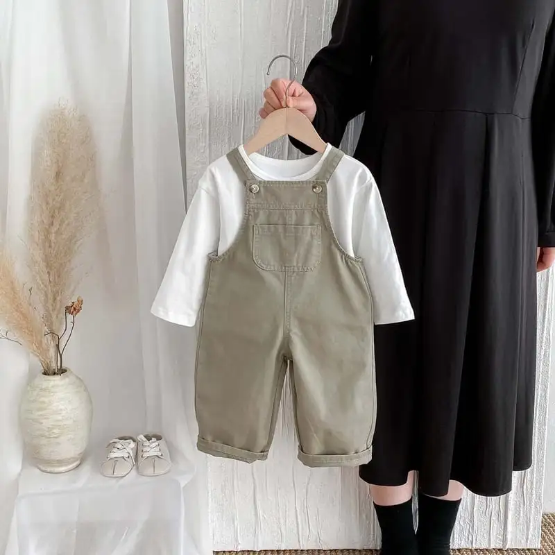 【80-120cm】オシャレベーシックサロペット