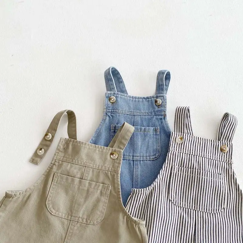 【80-120cm】オシャレベーシックサロペット