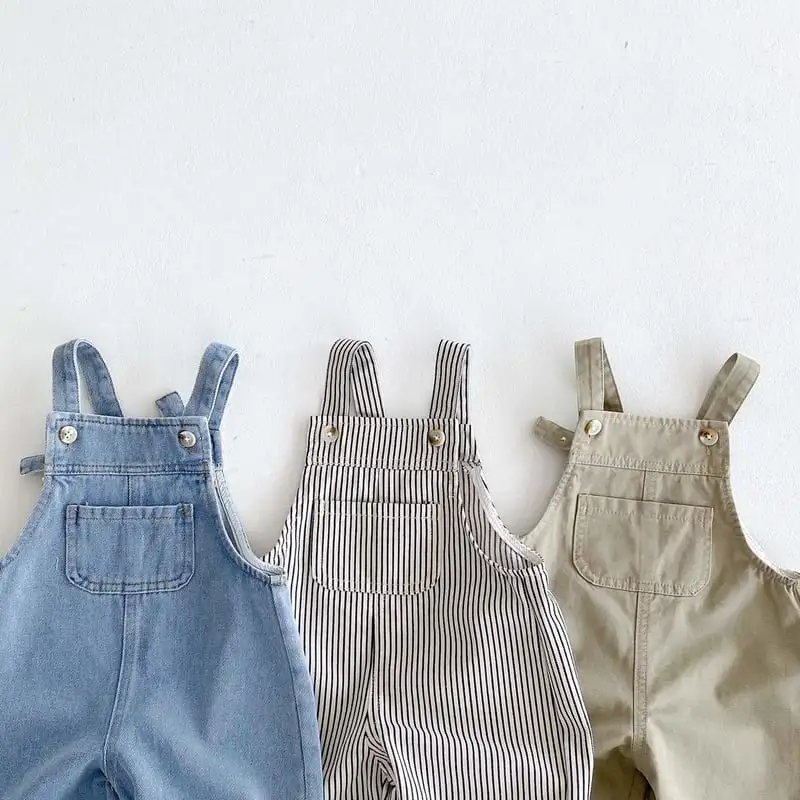 【80-120cm】オシャレベーシックサロペット