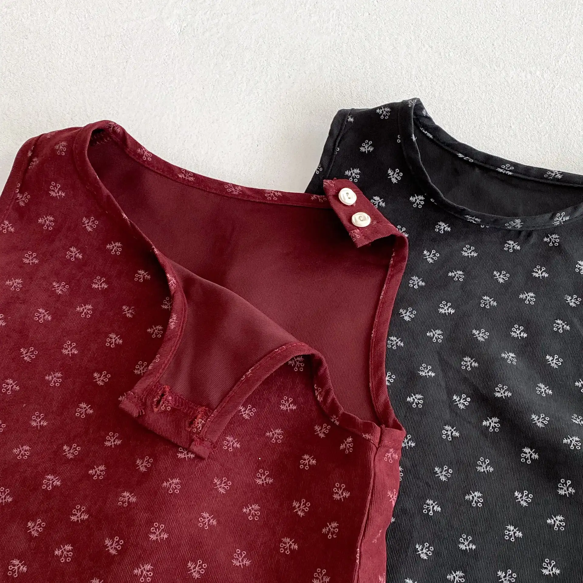 【66-100cm】3点セット可愛い総柄セットアップ