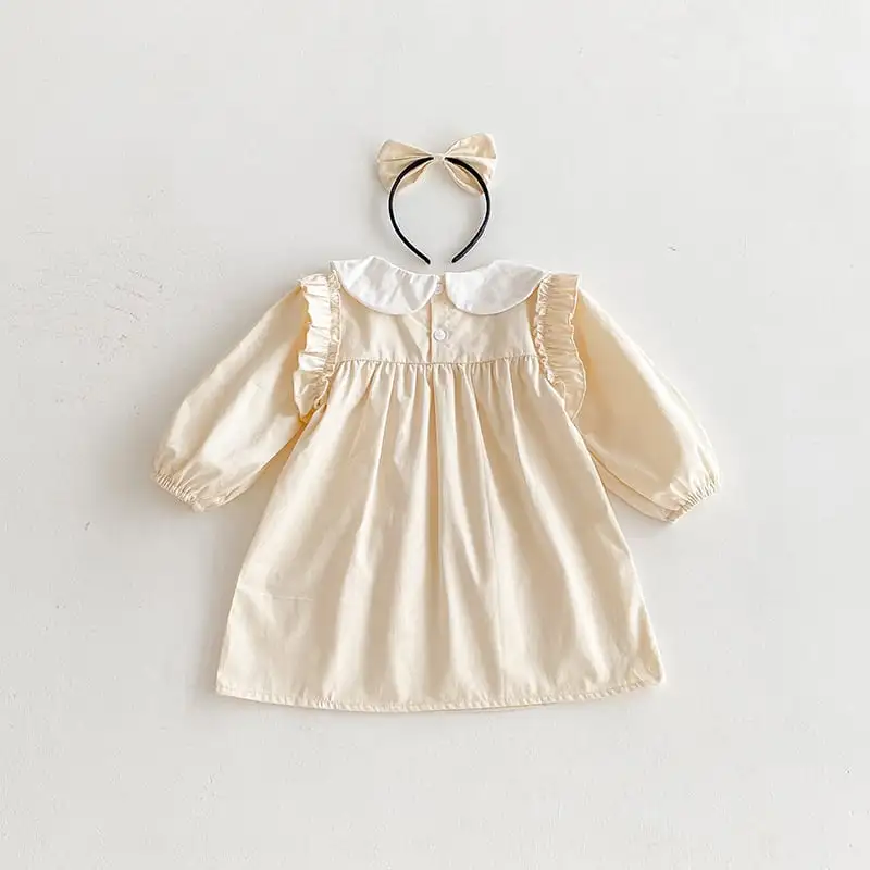 【66-130cm】姉妹服フラワー付きロンパース、ワンピース