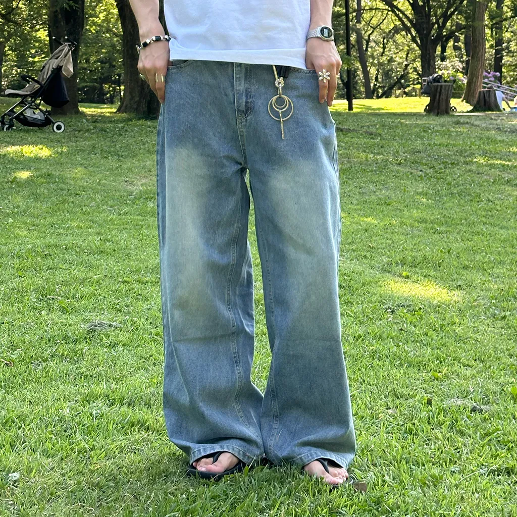 ウォッシュライトデニムパンツ