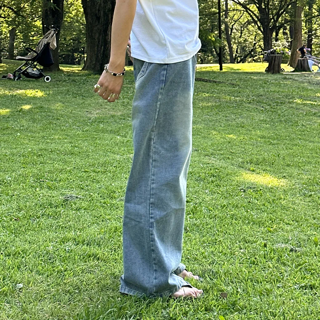 ウォッシュライトデニムパンツ