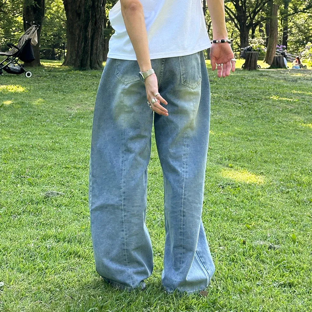 ウォッシュライトデニムパンツ