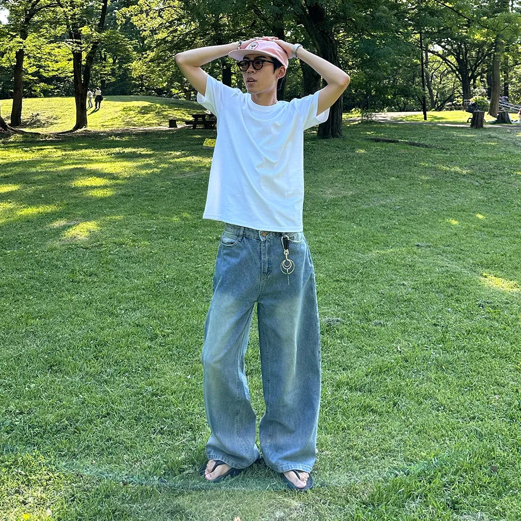 ウォッシュライトデニムパンツ