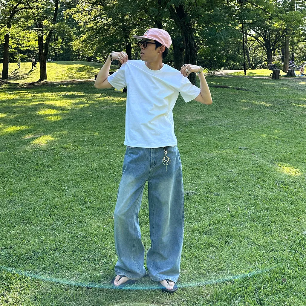 ウォッシュライトデニムパンツ