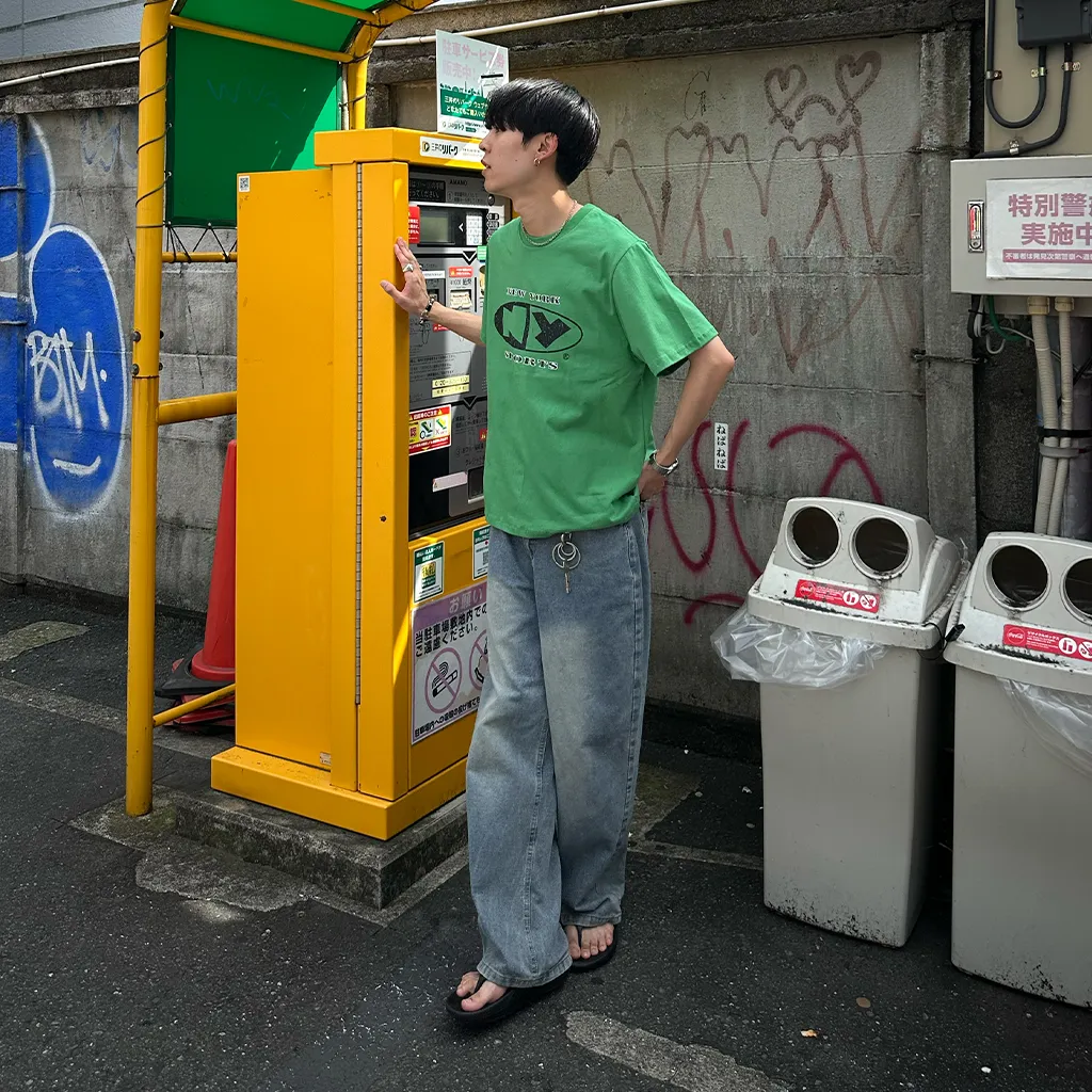 ウォッシュライトデニムパンツ