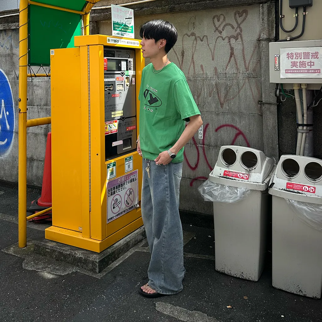 ウォッシュライトデニムパンツ