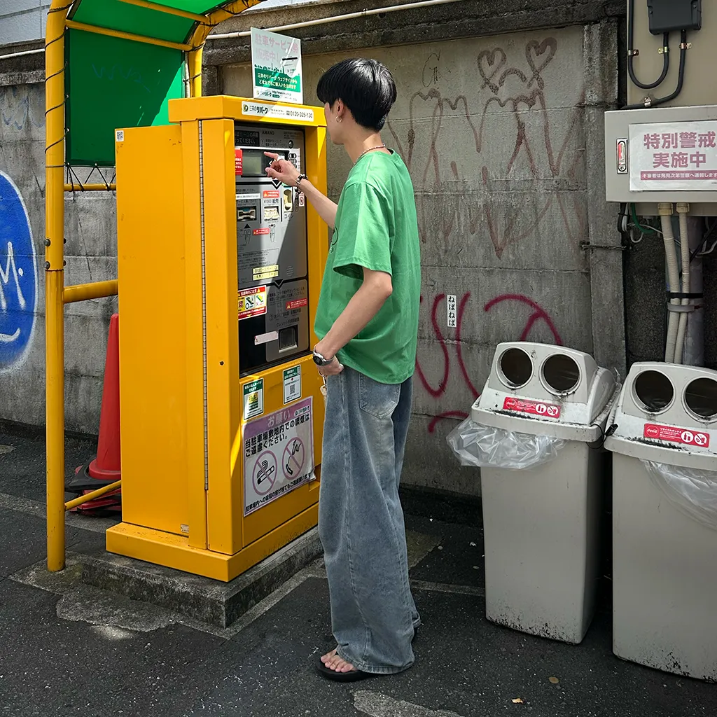 ウォッシュライトデニムパンツ