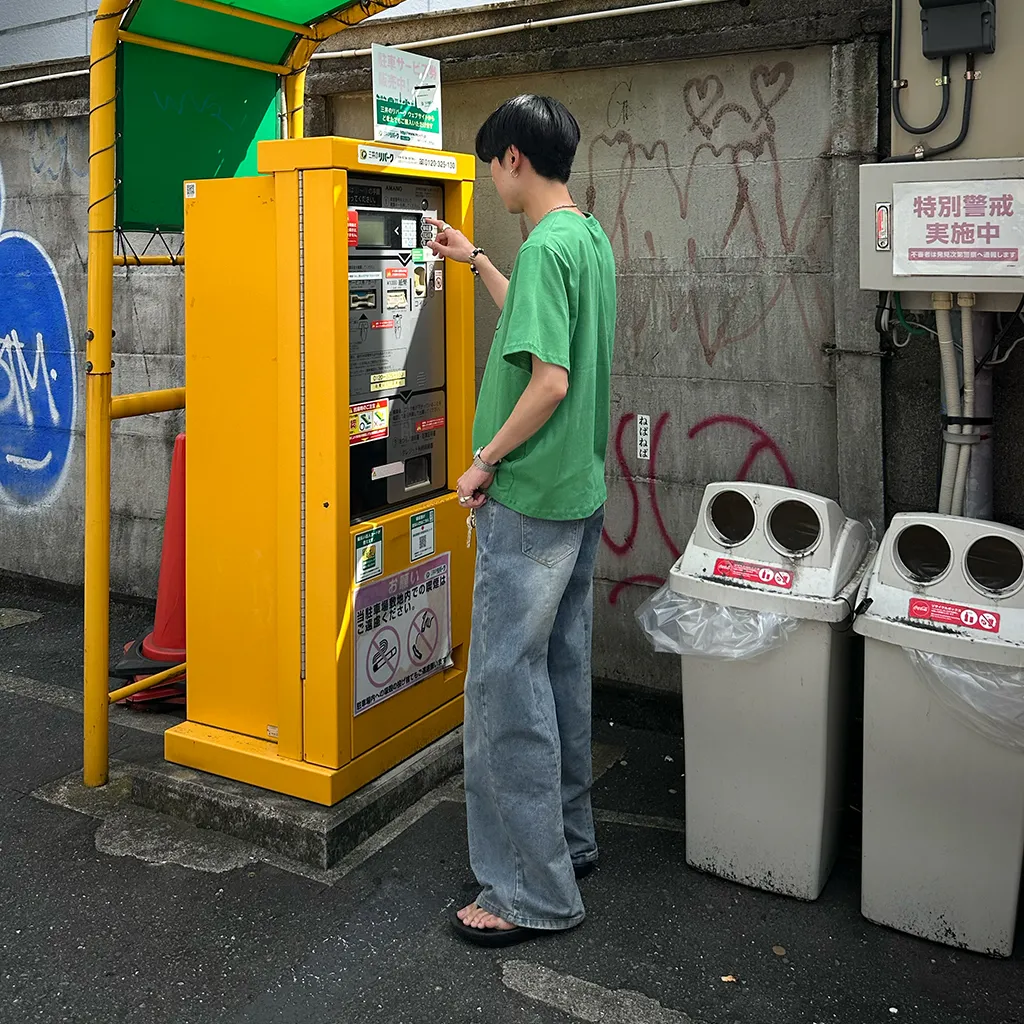ウォッシュライトデニムパンツ