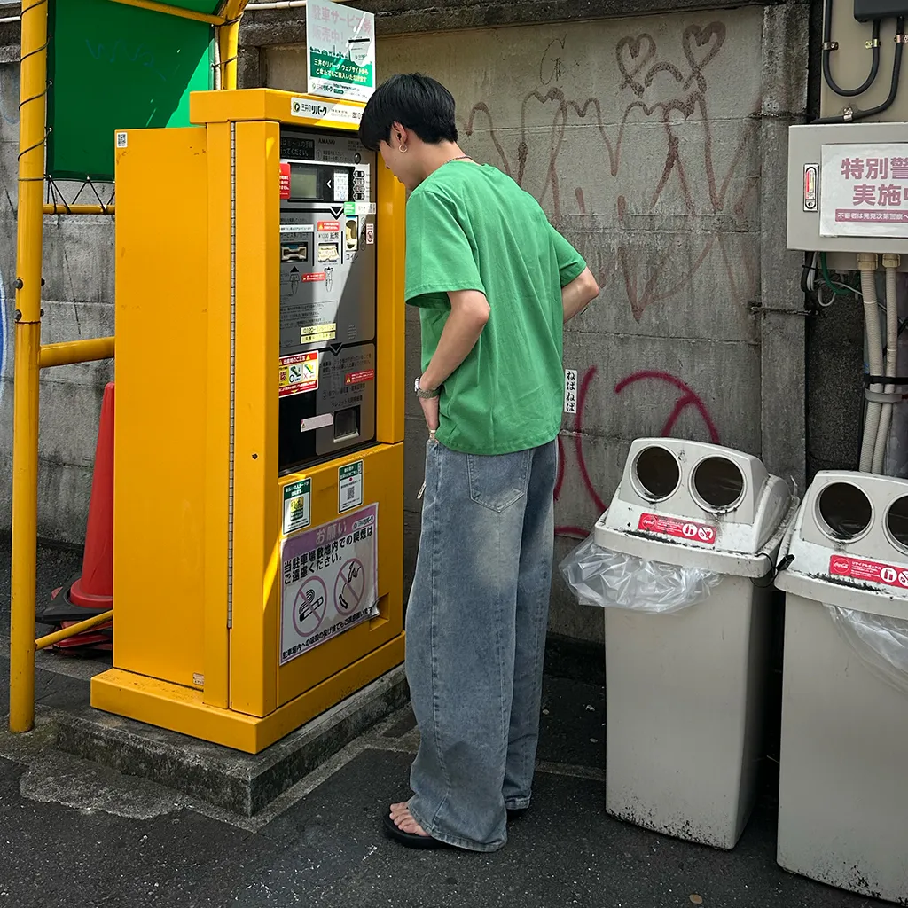 ウォッシュライトデニムパンツ