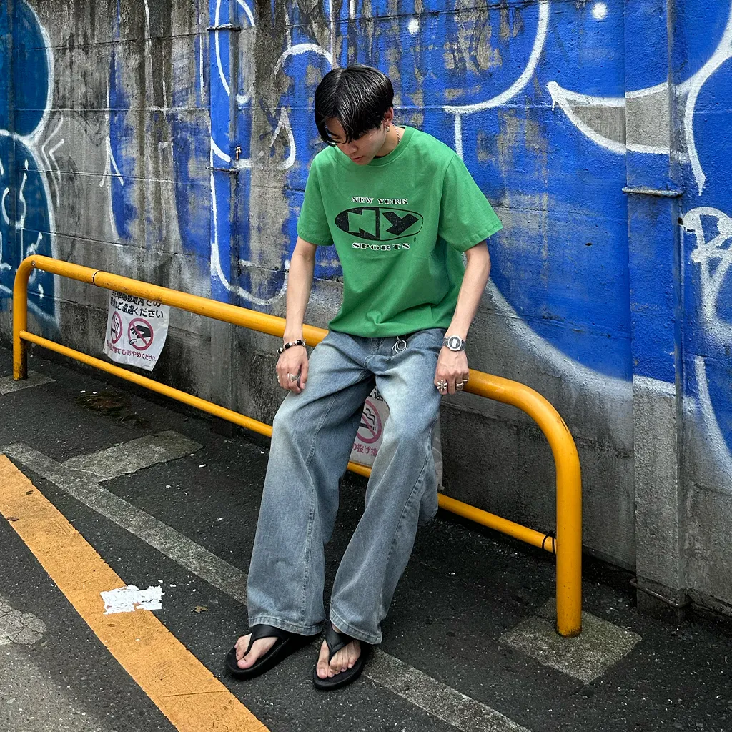 ウォッシュライトデニムパンツ