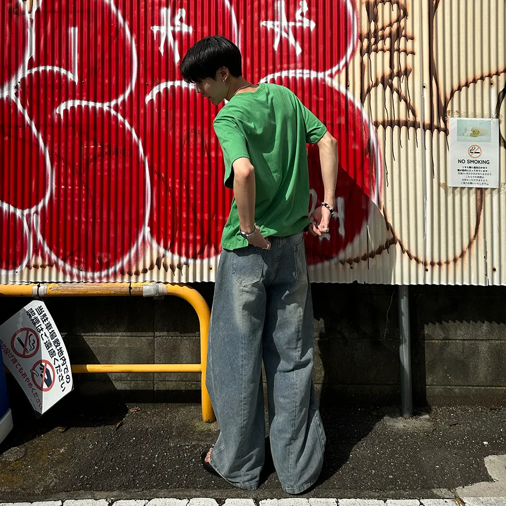 ウォッシュライトデニムパンツ
